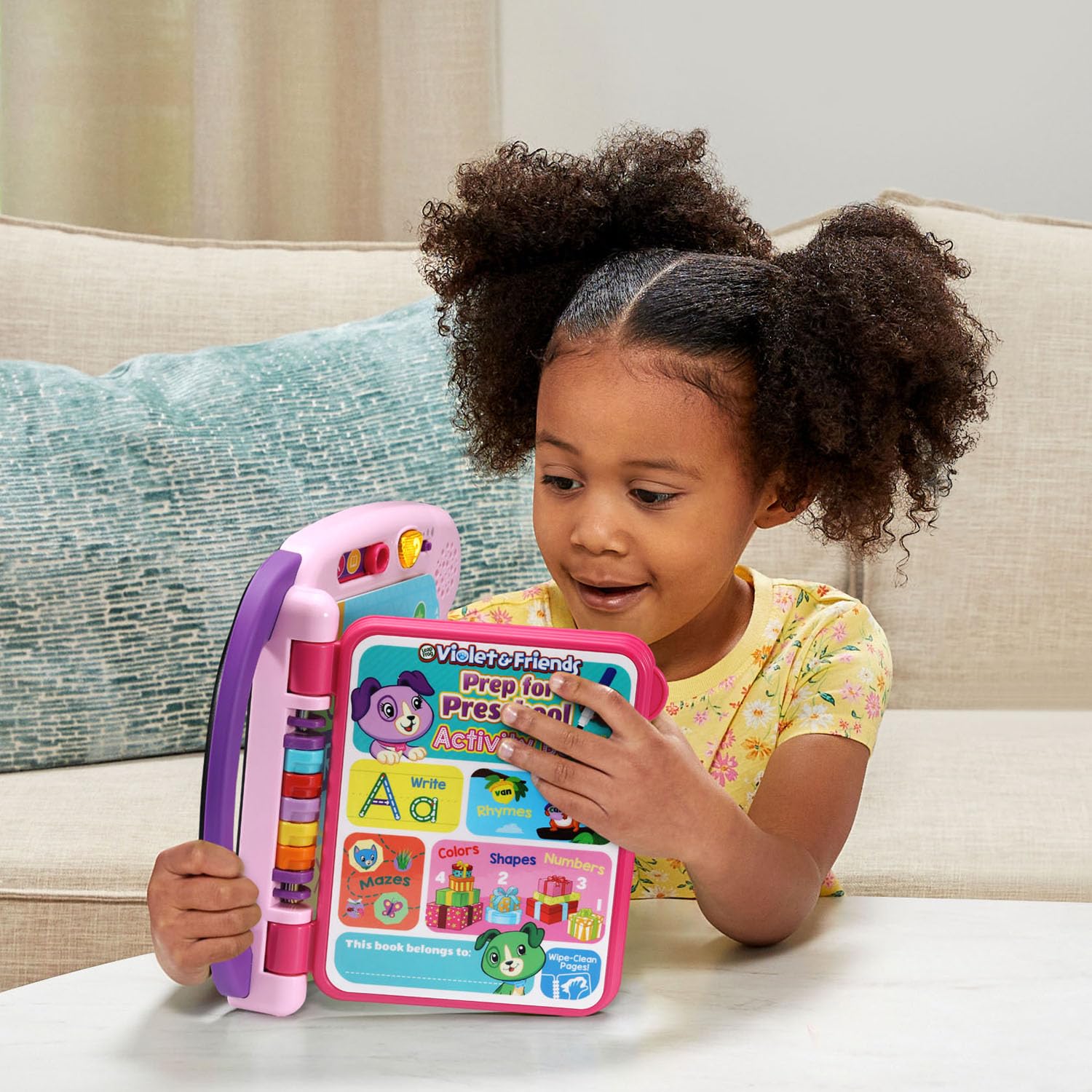 LeapFrog Violet and Friends Livre d'activit s pr scolaires Rose
