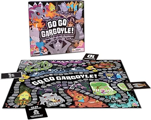 Archie McPhee - Juego de mesa de gárgolas - Go Go Go Gárgola! El juego de la suerte y las gárgolas