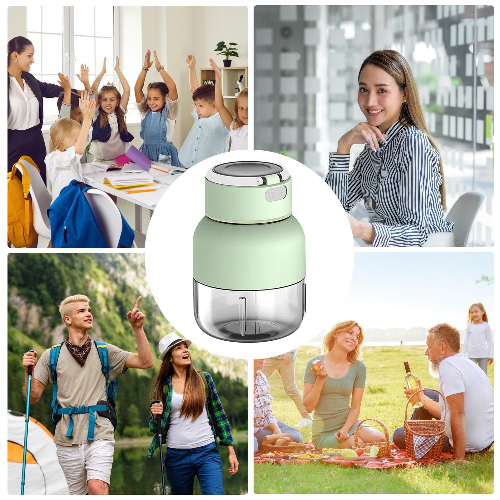 Bouteille de presse-agrumes électrique, mélangeur à smoothies portable