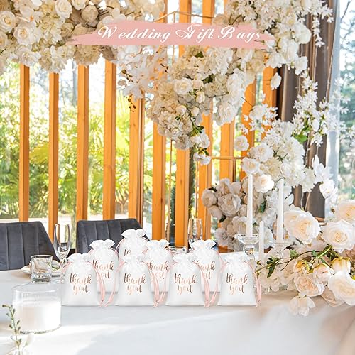 Miniatura 5 de Sieral 50 bolsas de regalo de satén con cordón para joyas, bolsas para dulces, para mujeres, Navidad, boda, baby shower, cumpleaños, vacaciones,