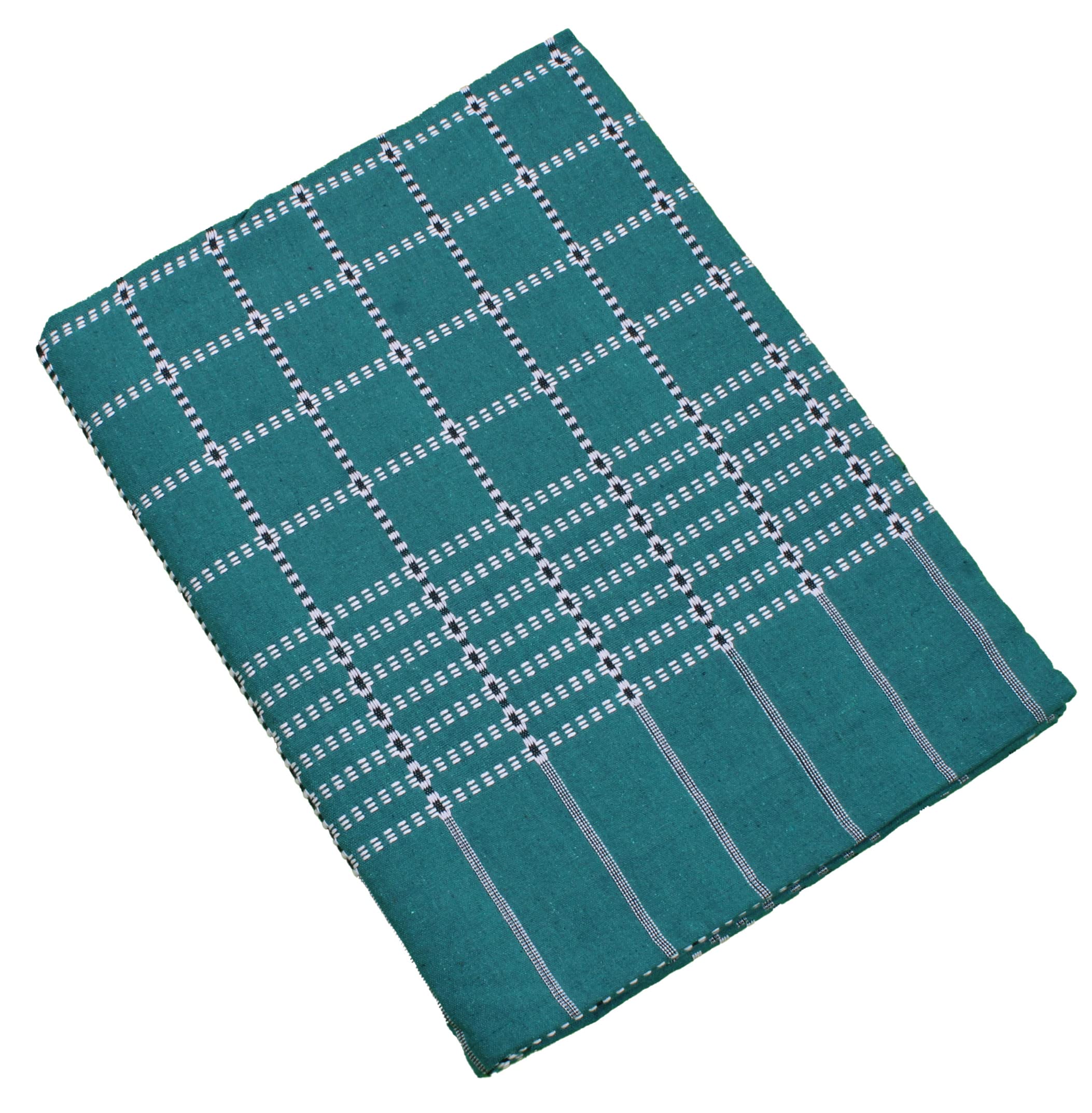 THARUNSHA ELITE Premuim Quality Blanket Single Size Cotton Blanket/Solapur Chaddar/Cotton Bedsheet/Light Green (60x90 inches) Set of 1, reversible