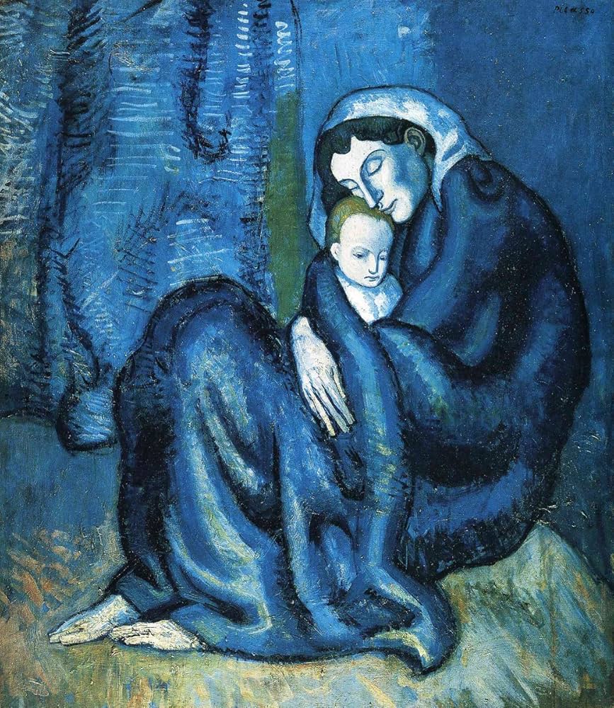 ピカソ(PICASSO)【カップルと子供】、高級画集画、状態良好 ピカソ(PICASSO)【カップルと子供】、高級画集画、状態良好