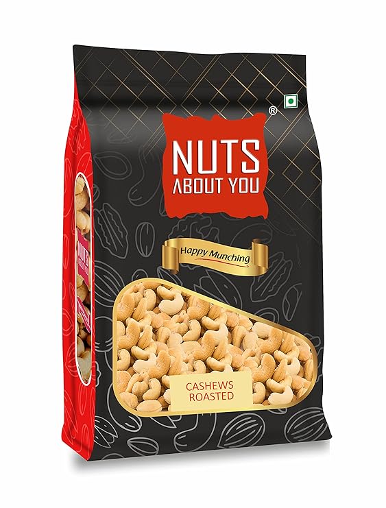 Nuts About You CASHEWS Roasted – Salted, 200 g | Lightly Salted | Perfectly Roasted | Fresh & Crunchy at Rs. 195