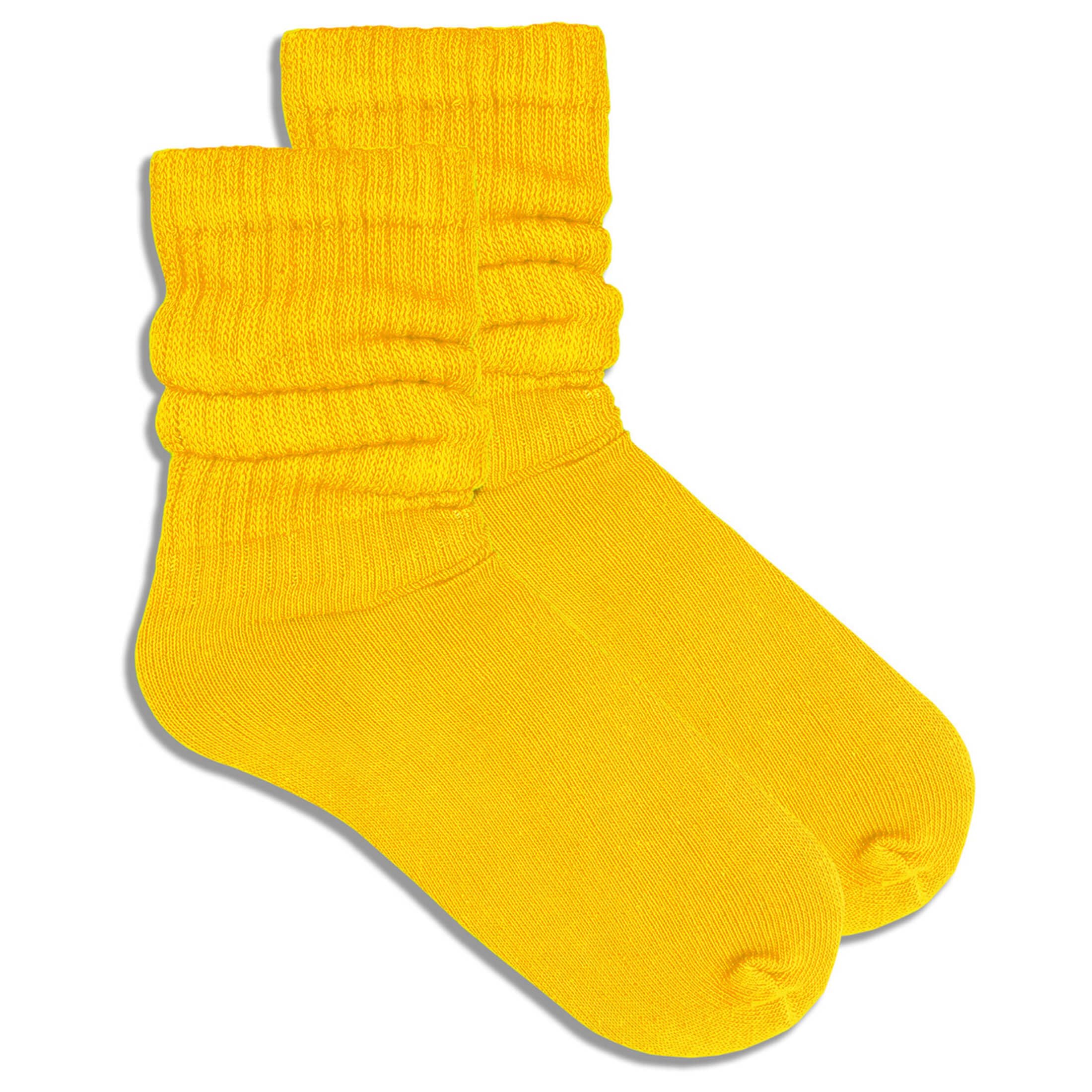 COUVER Women Cotton Scrunched Slouch Socks | 90% cotton 5% polyester 5% elastic, scrunched slouch socks, adjustable crew to knee high, retro dance, size 6 to 11