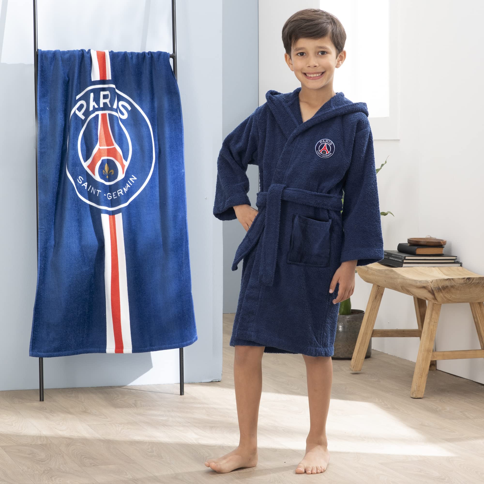 OMYDREAM Psg Ruban Peignoir Garçon (lot de 1)