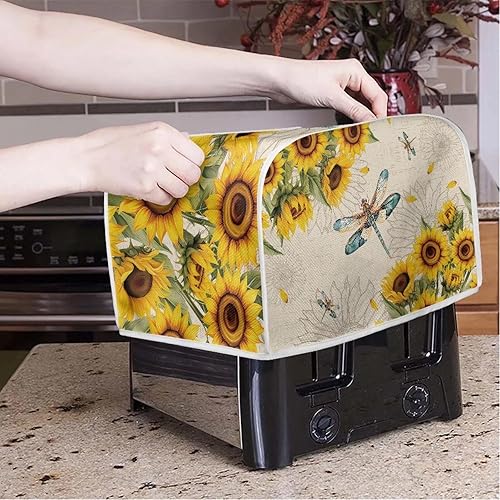 Miniatura 222 de Starry Night Toaster Covers 2 Slice Protectores de huellas dactilares a prueba de polvo y protección contra grasa para electrodomésticos Noche