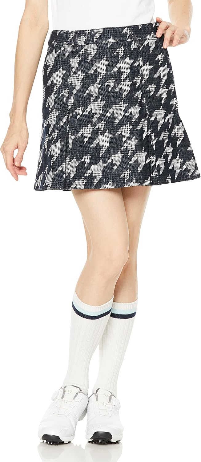 パーリーゲイツ] レディース スカート (グレンチェック千鳥柄