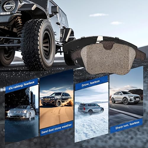Miniatura 3 de Pastillas de freno delanteras para repuesto automotriz compatibles con Audi Q3Q3 Quattro, Volkswagen PassatTiguan-Juego de pastillas de freno de