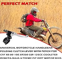 Vista 5 de Manillar de freno universal de 78 pulgadas, palanca de embrague plegable para CRF XR 80 100 XR200 SSR 125cc Coolster Roketa Baja Pit Dirt Motor