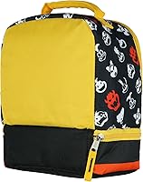 Vista 3 de Nintendo Super Mario - Lonchera Bowser con aislamiento de doble compartimento, 10 pulgadas