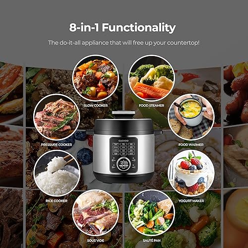 Miniatura 2 de CUCKOO Olla a presión 10 opciones de menú: vaporizador, cocción lenta, salteado, gachas de avena y más, pantalla LED fácil de usar, olla interior de