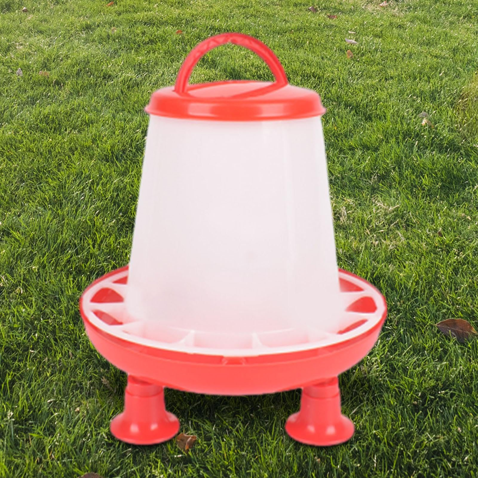 Mangeoire Automatique pour Poules Récipient Distribution Aliments Volaille Abreuvoir Nettoyage Pratique Accessoires Robustes Adapté à Élevage, Mangeoire 3kg
