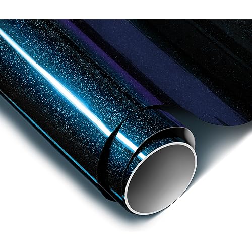 ColorFusion PPF by VViViD, Gloss Cosmic Blue Dry Apply PPF Vinyl Car Wrap Roll 1ft x 5ft
