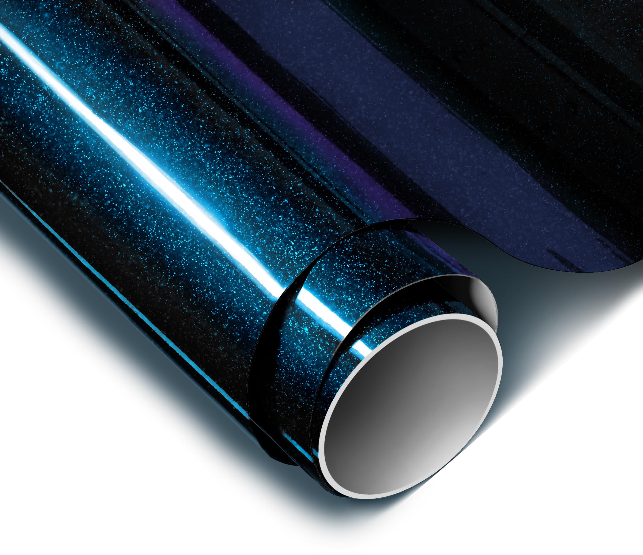ColorFusion PPF by VViViD, Gloss Cosmic Blue Dry Apply PPF Vinyl Car Wrap Roll 1ft x 5ft