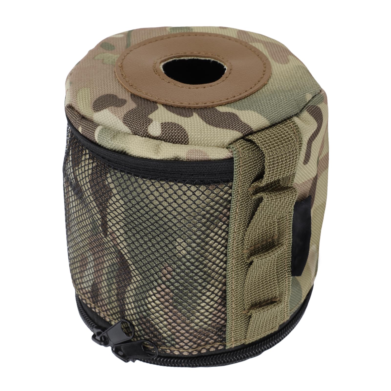 TIKATARER Outdoor Camping Gas Canister Cover, Insulation Bag with Windproof Oxford Cloth & Inner Aluminum Foil, Ideal for 450g Flat Tank, Hand Carry & Storage