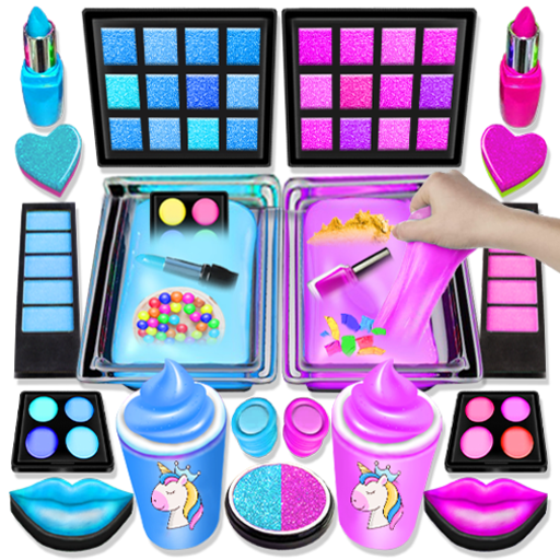 ASMR DIY Makeup-Schleim-Spaß: Makeup-Schleim mischen