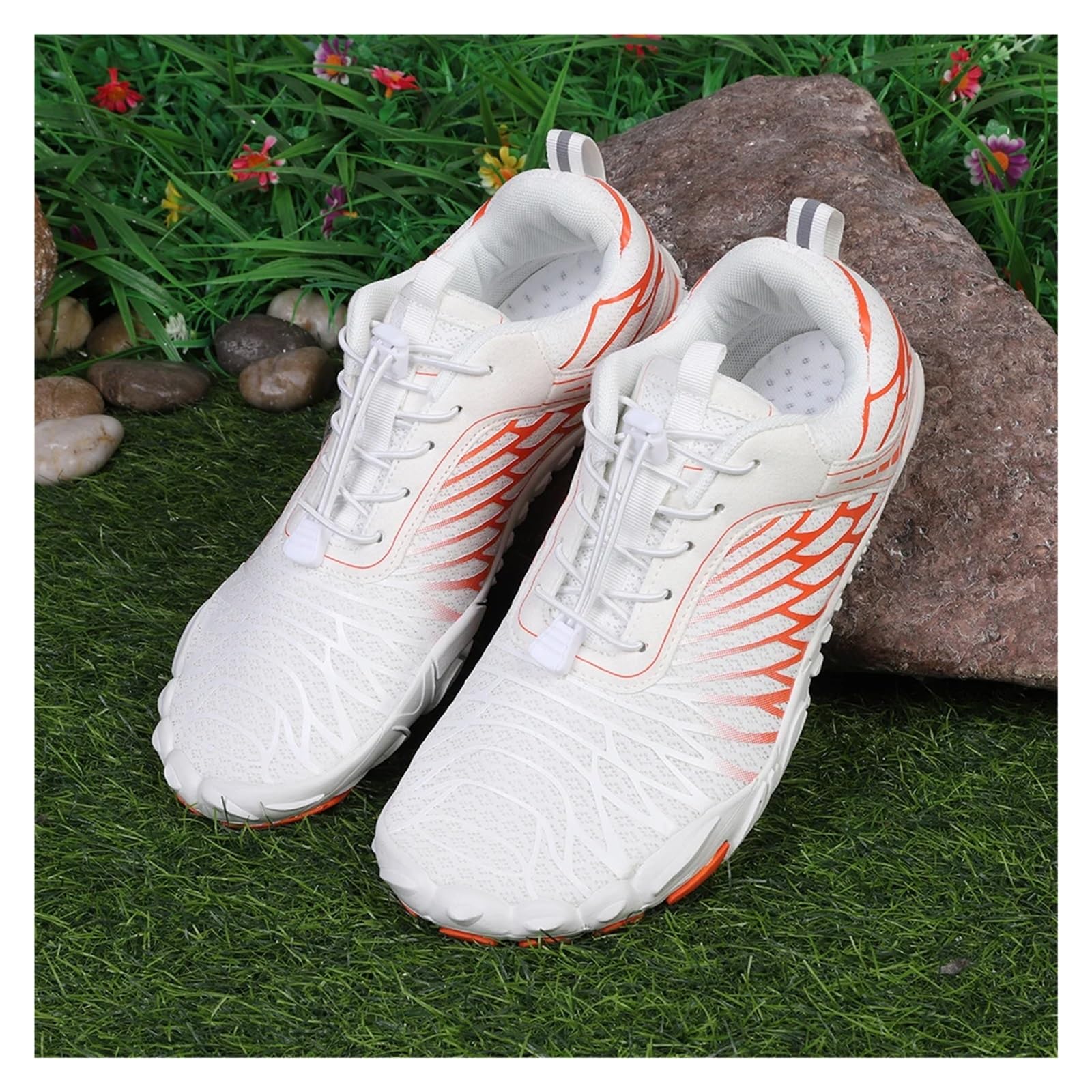 Zapatos De Vadeo Unisex, Zapatos For Nadar En El Agua, Zapatillas Descalzas For Hombres Y Mujeres, Sandalias De Playa For Exteriores, Zapatos For Aguas Arriba(Orange,46)
