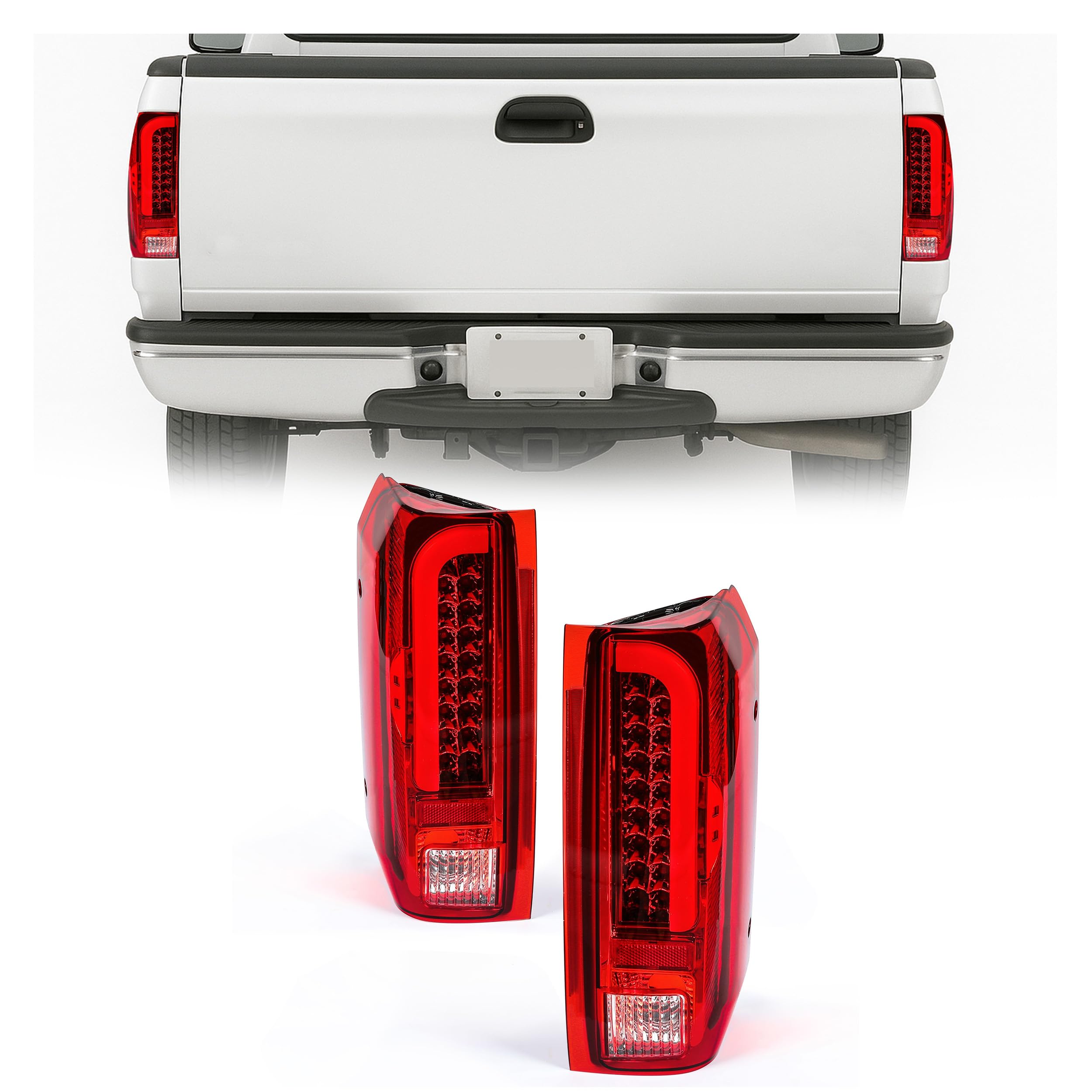 Amazon.com: KUAFU LED Tail Light Assembly Compatible with 1990