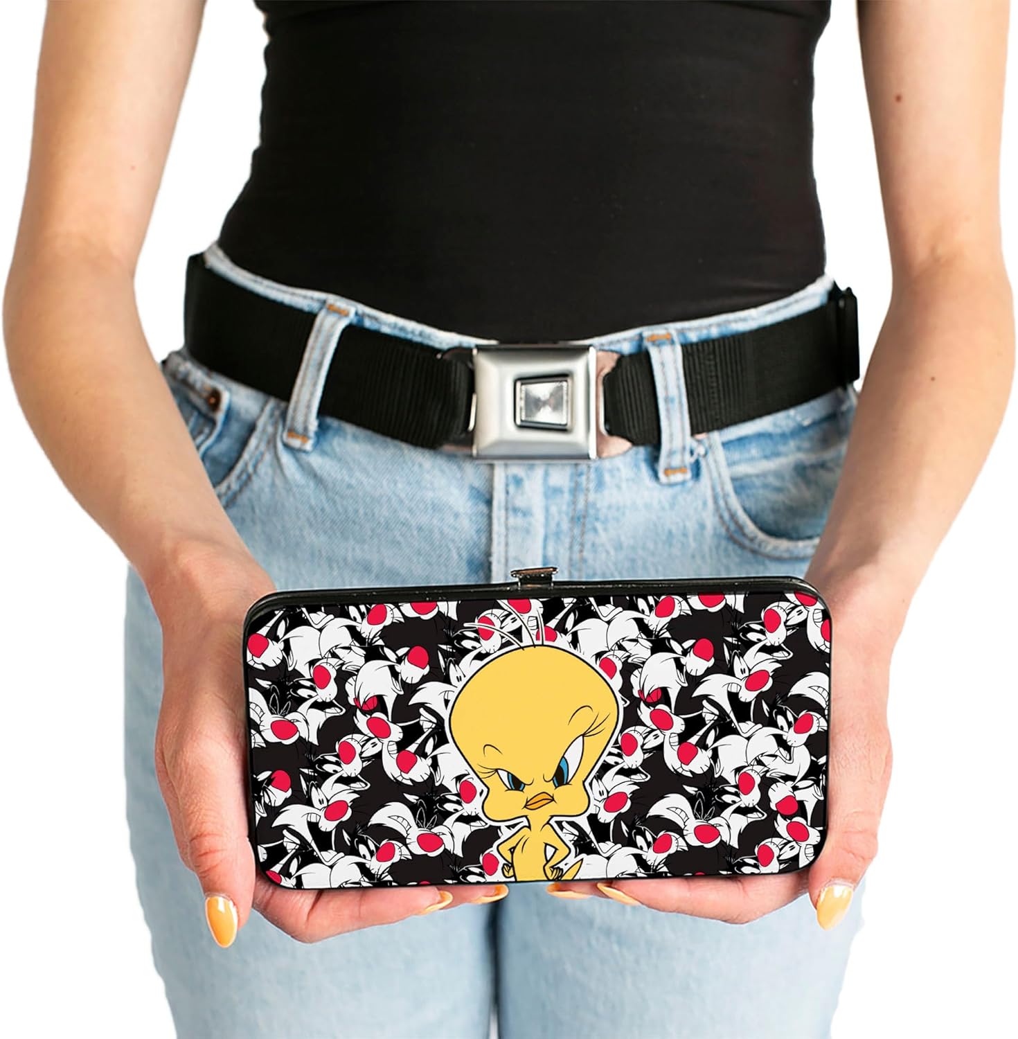 Buckle-Down Women's Hinge Wallet-Looney Tunes, 7" x 4" - Image 3