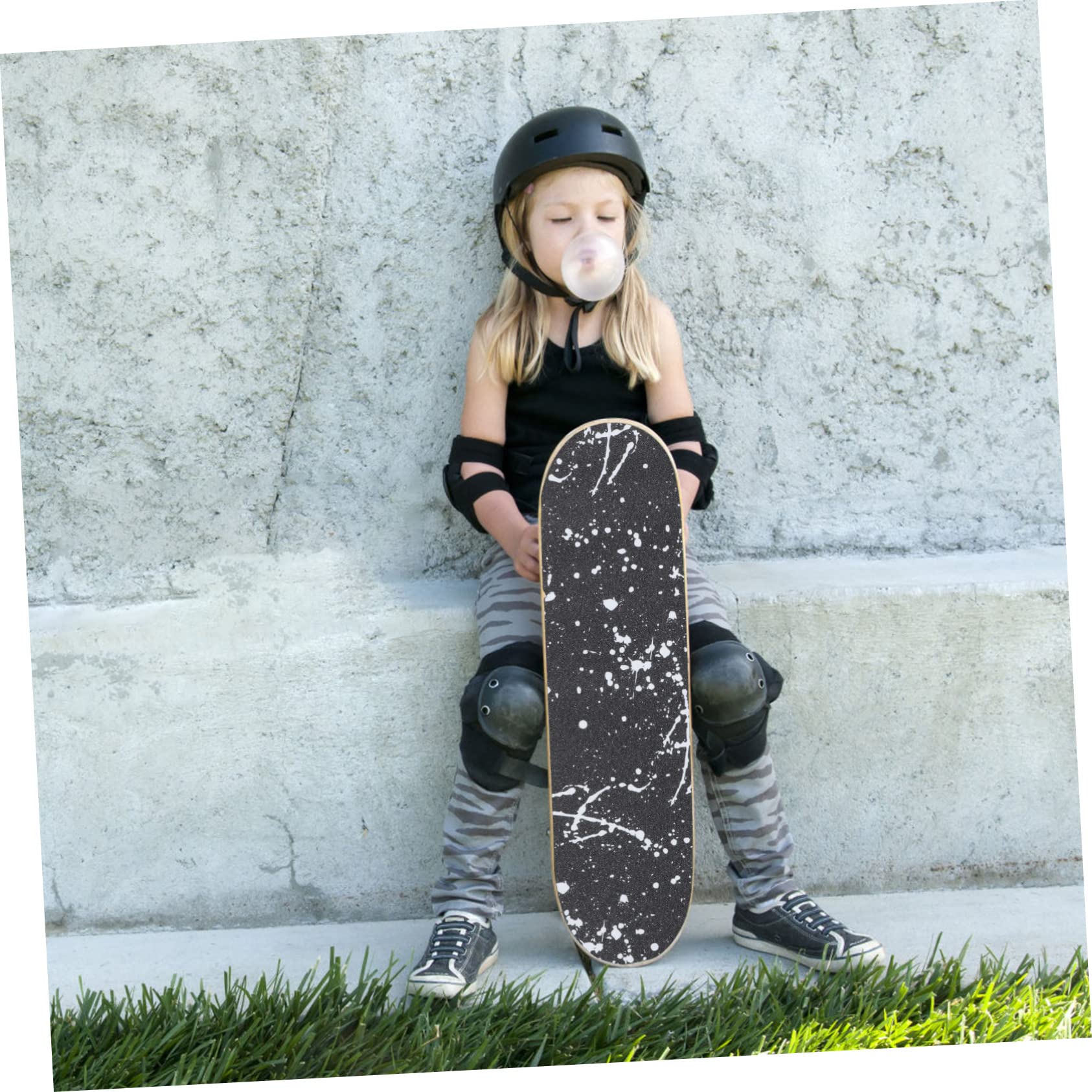 Sosoport 3stücke Scooter Grip Tape Wasserdichtes Sandpapier Für Skateboards Dekorativer Aufkleber Rutschfeste Oberfläche Für Besseren Und Einfach Zu Entfernen Rückstände