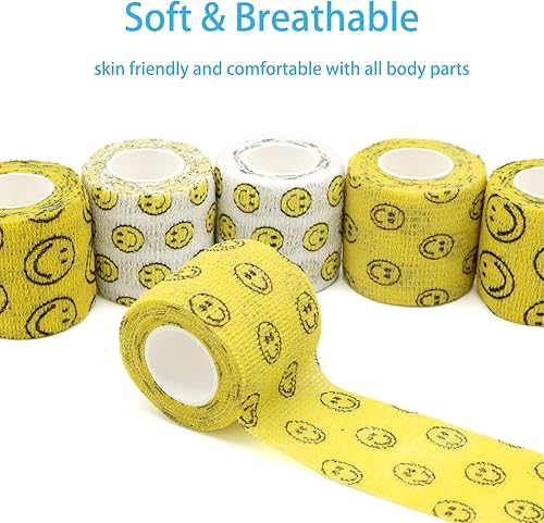 Miniatura 2 de KEQCQE Vendaje autoadhesivo para animales, vendaje cohesivo autoadherente, cinta de primeros auxilios para perros, gatos, caballos, pájaros y muñeca