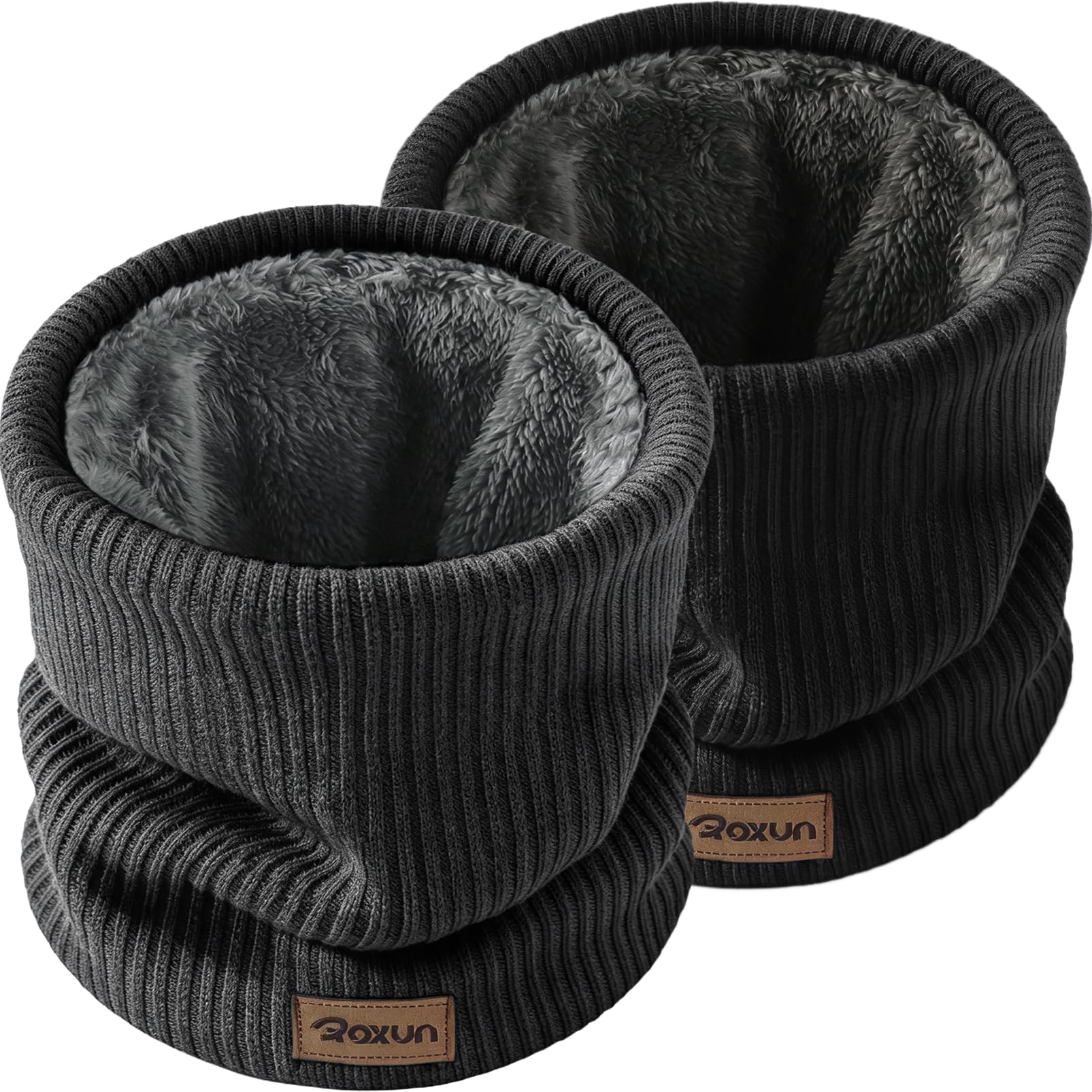 ROXUN Winter Neck Gaiter, Neck Warmer Cover Ski Gaiters for Men/Women