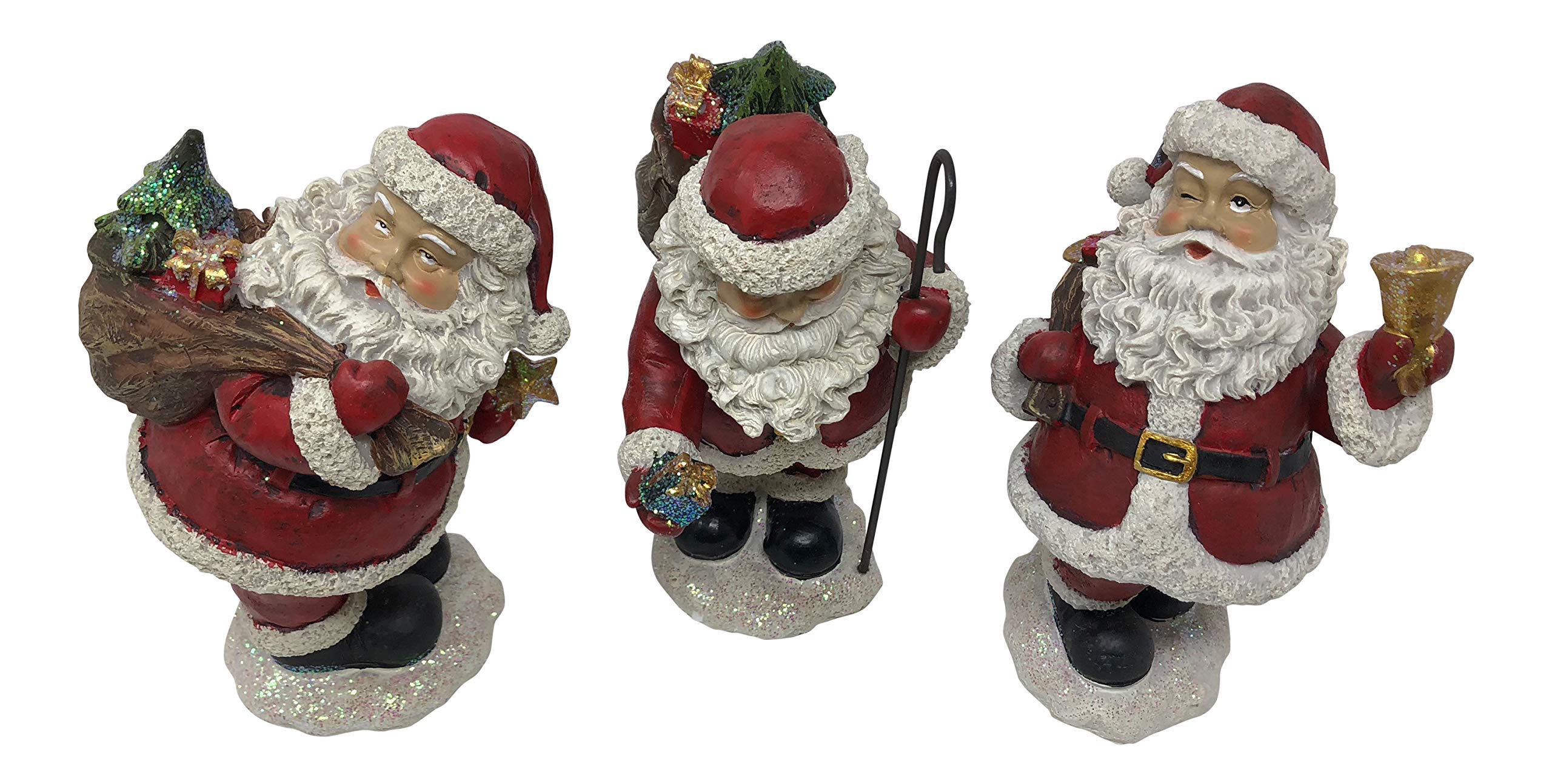 クリスマス サンタクロース 置物 3点セット Amazon.co.jp: クリスマスサンタクロース 聖ニックの置物3点セット