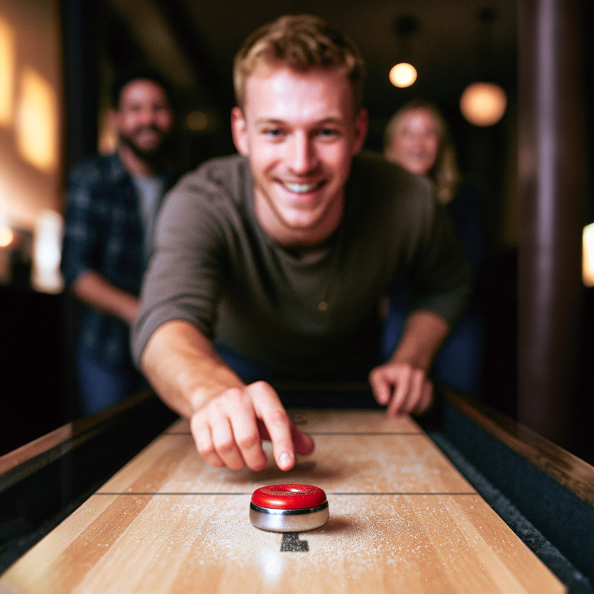 Cannon Sports Polvere da Shuffleboard - Cera Premium con Silicone/Farina di Mais - 3 Velocità (Veloce, Media, Lenta) - Sabbia Scorrevole Non Abrasiva (MEDIA, 2, CONFEZIONE)
