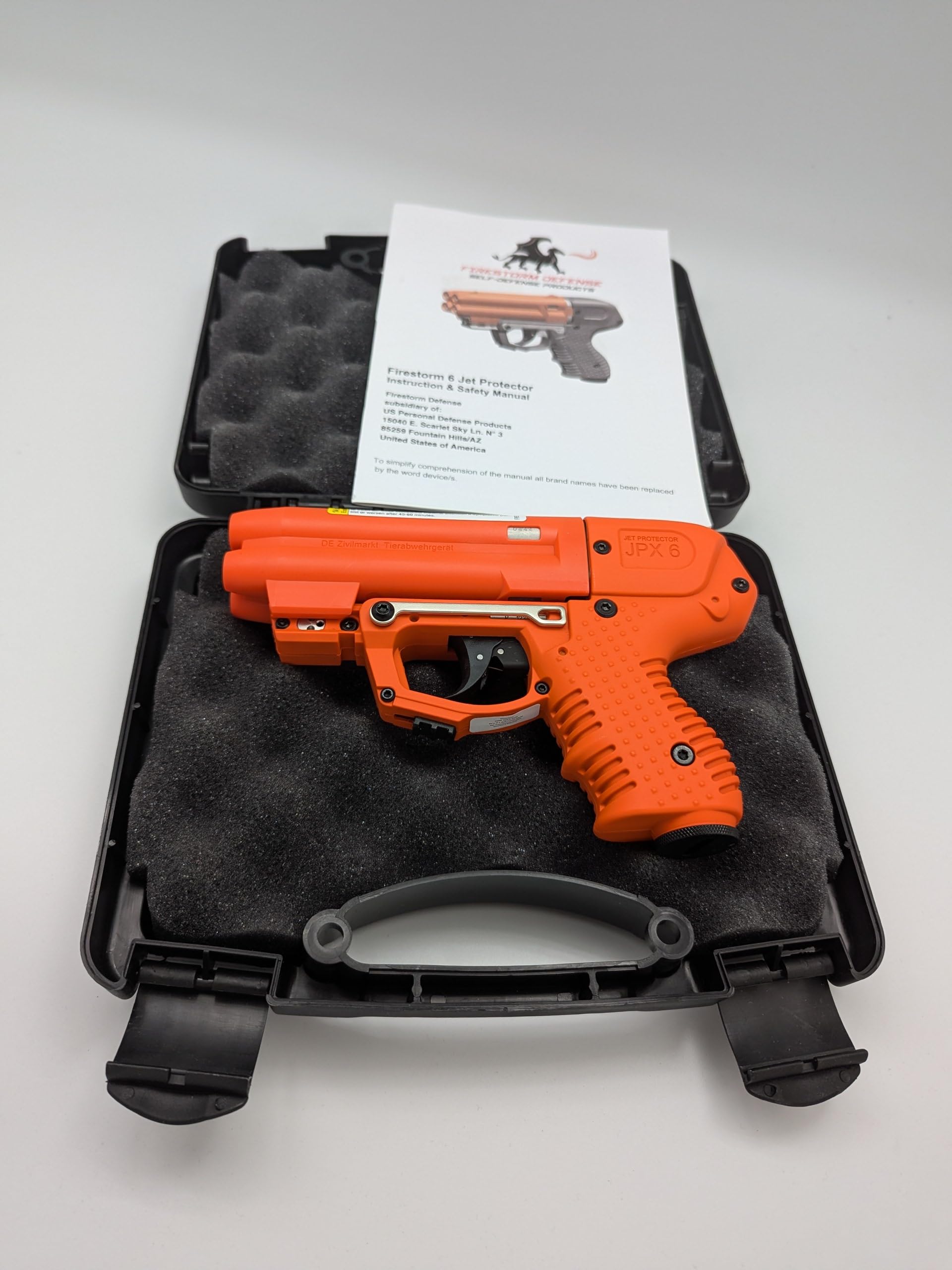 PIEXON JPX 6 Orange Pepper Gun with Laser