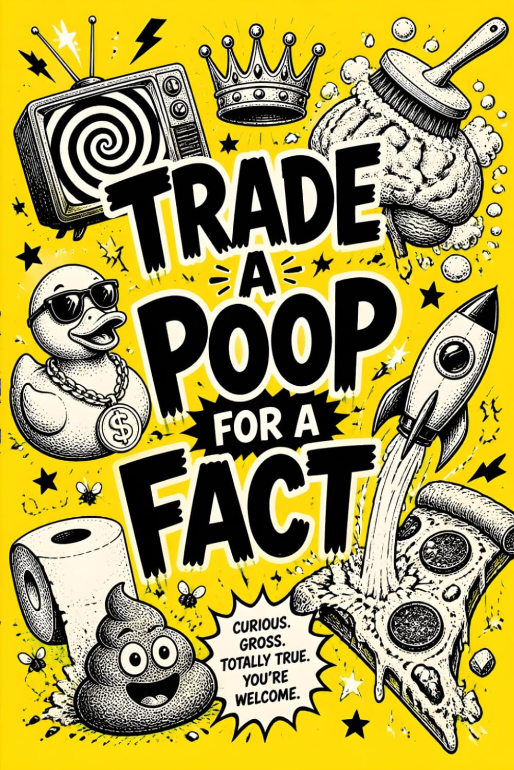 Trade a Poop for a Fact: The Ultimate Bathroom Trivia Book: Weird Facts, Crazy Trivia, and Space for Your Own Dumb Thoughts to Replace Your Phone