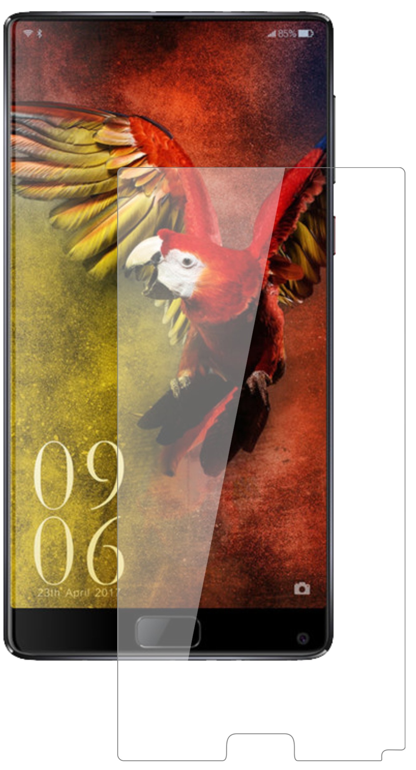 2+2x Pellicola per Elephone S8 Protettiva Protezione Schermo