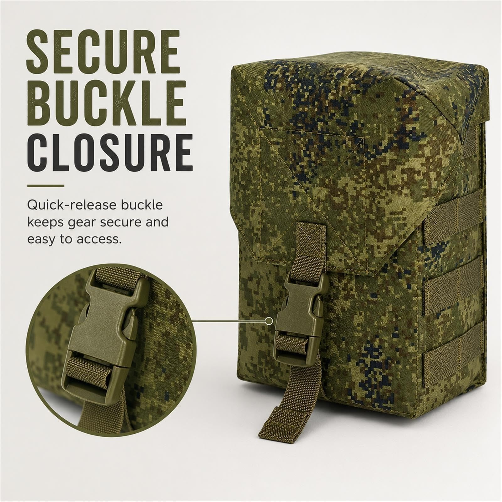 Tasca MOLLE for Tamburo PKM 100 Colpi Portaoggetti for Attrezzatura Airsoft