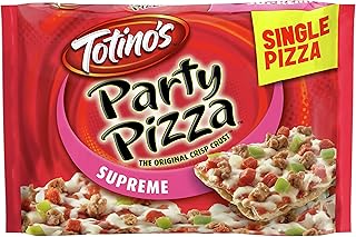 Party Pizza, Supreme, Frozen Pizza, Frozen Snacks, 10.9 oz