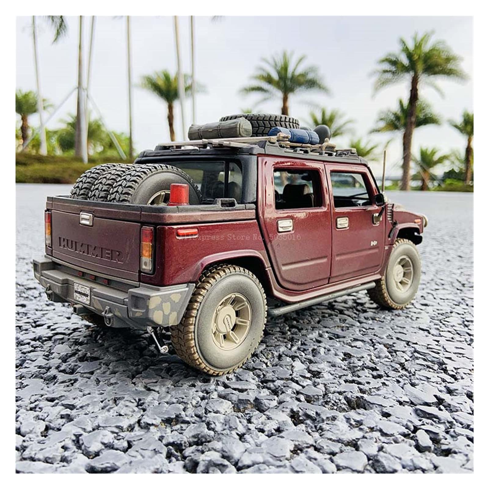 Amazon.co.jp: PHYUIDS 1:18 ハマー H2 コンセプト 泥だらけのオフ