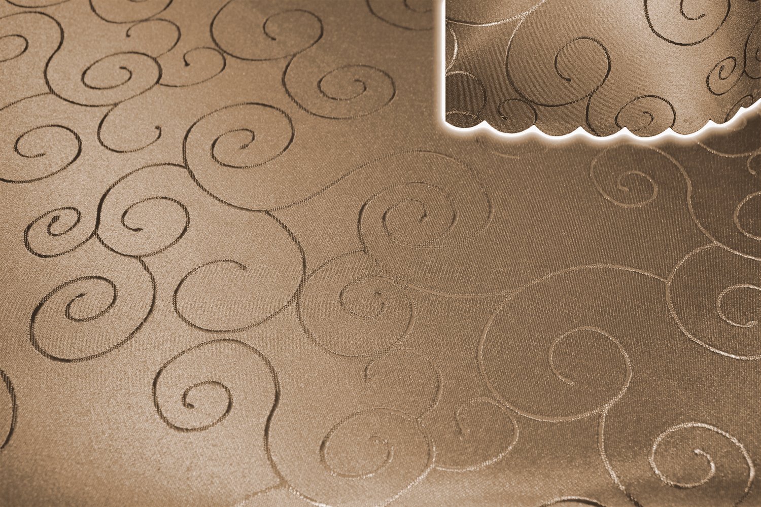 Unbekannt Tovaglia ovale, 160 x 220 cm, struttura damascato, non