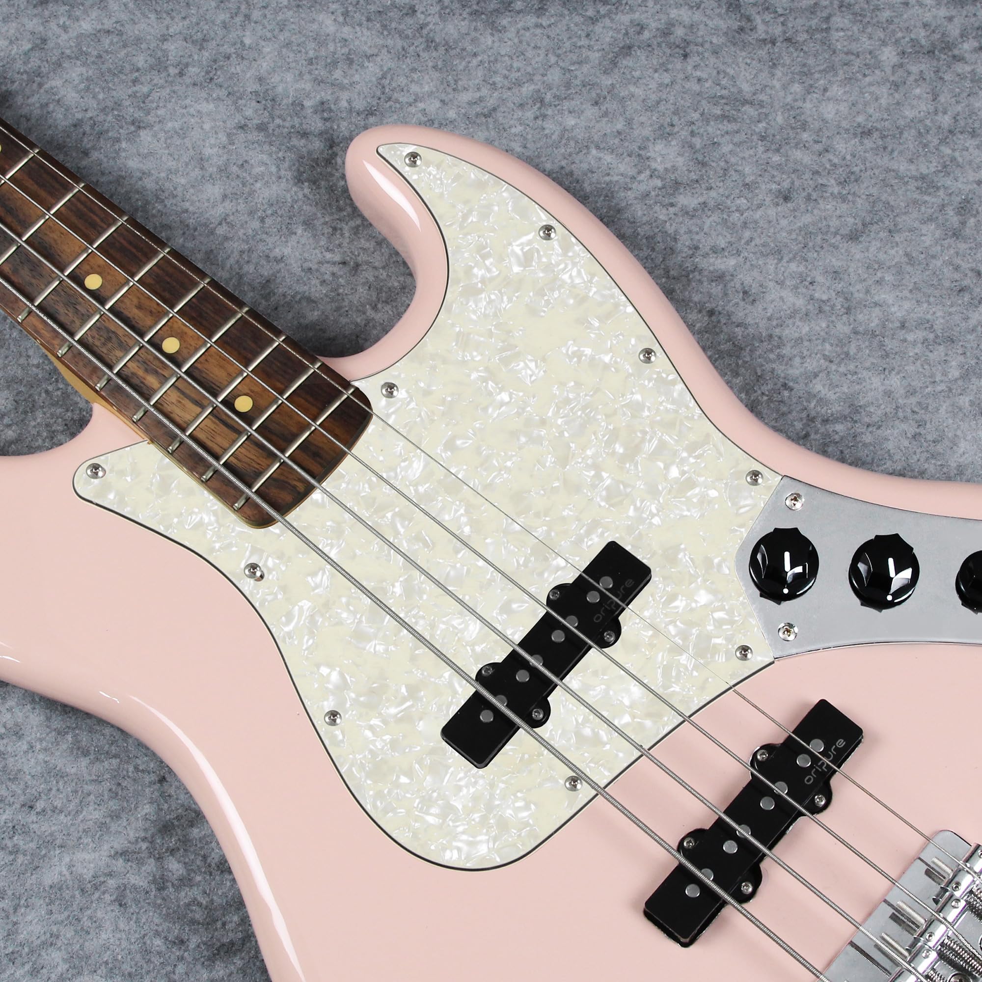 Amazon | FLEOR 4プライ10ホールJBジャズベースギター用ネジ付きJB