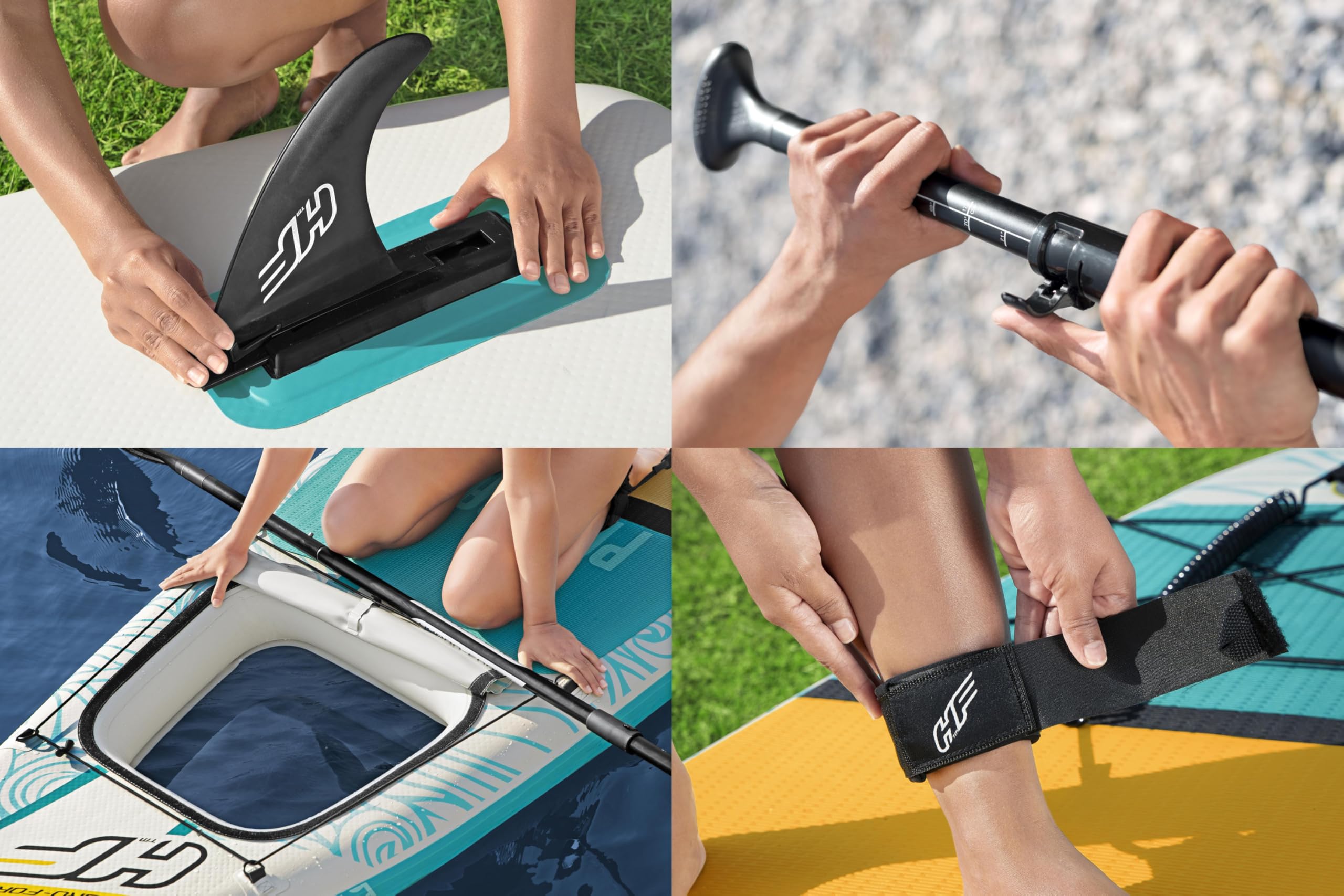 Bestway Hydro-Force - Hydro-Force 3,05 m x 84 cm x 12 cm Set da SUP Sea Breeze Unisex Adulto