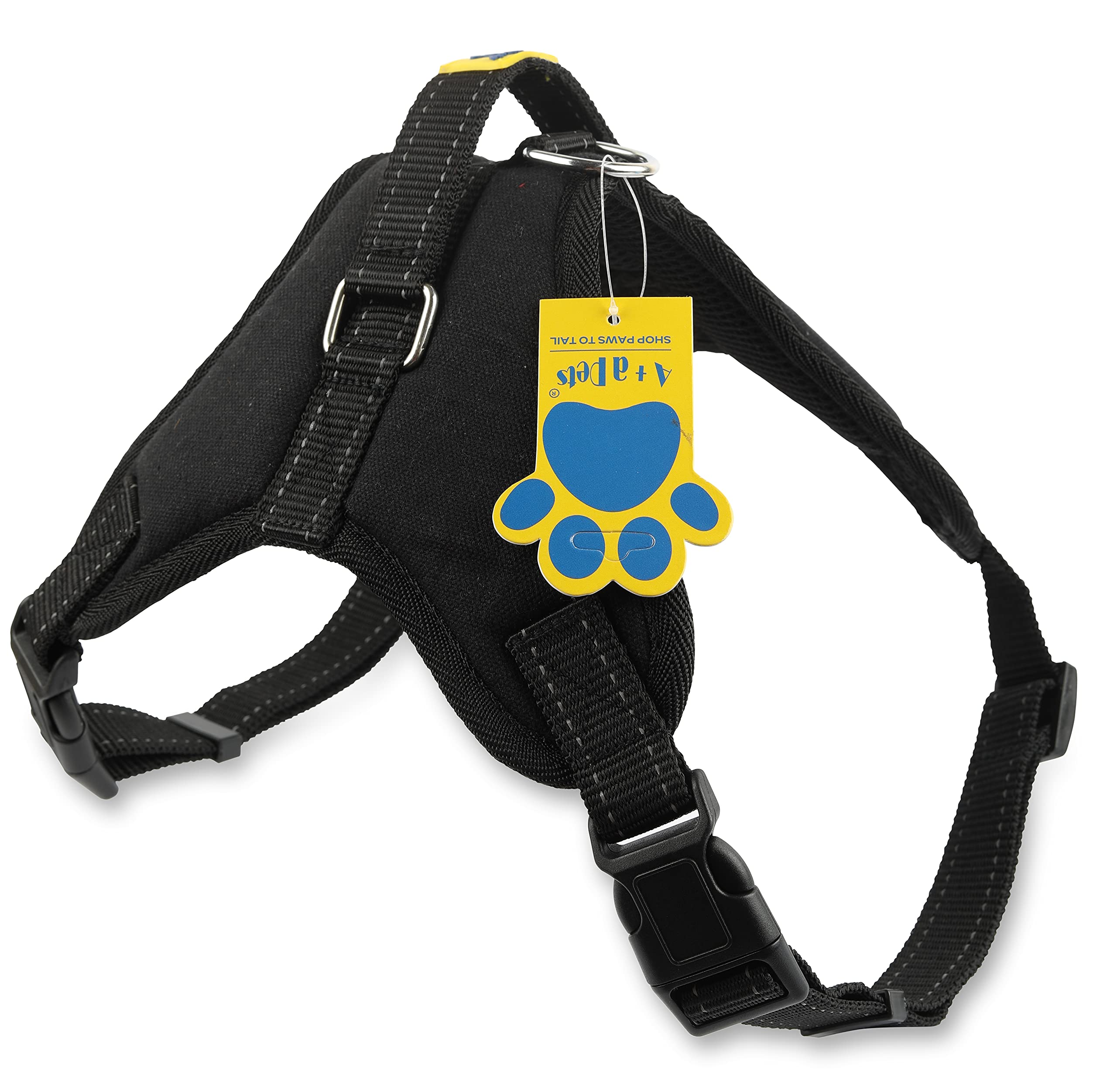 A+a Pets Heavy Duty No-Pull Pet Harness Adjustable Pet Vest with Handle for Outdoor Walking Easy Control for Small Medium Large Dogs (X-Large, Black) (B08KH9Z931) Amazon Price History, Amazon Price Tracker