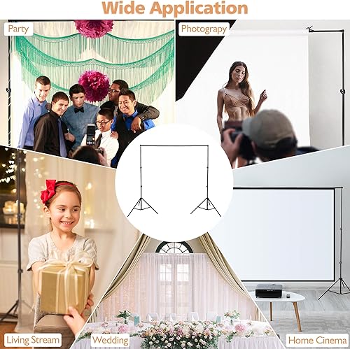 Miniatura 8 de AW - Soporte de fondo para estudio de fotografía y grabación con bolsa de transporte