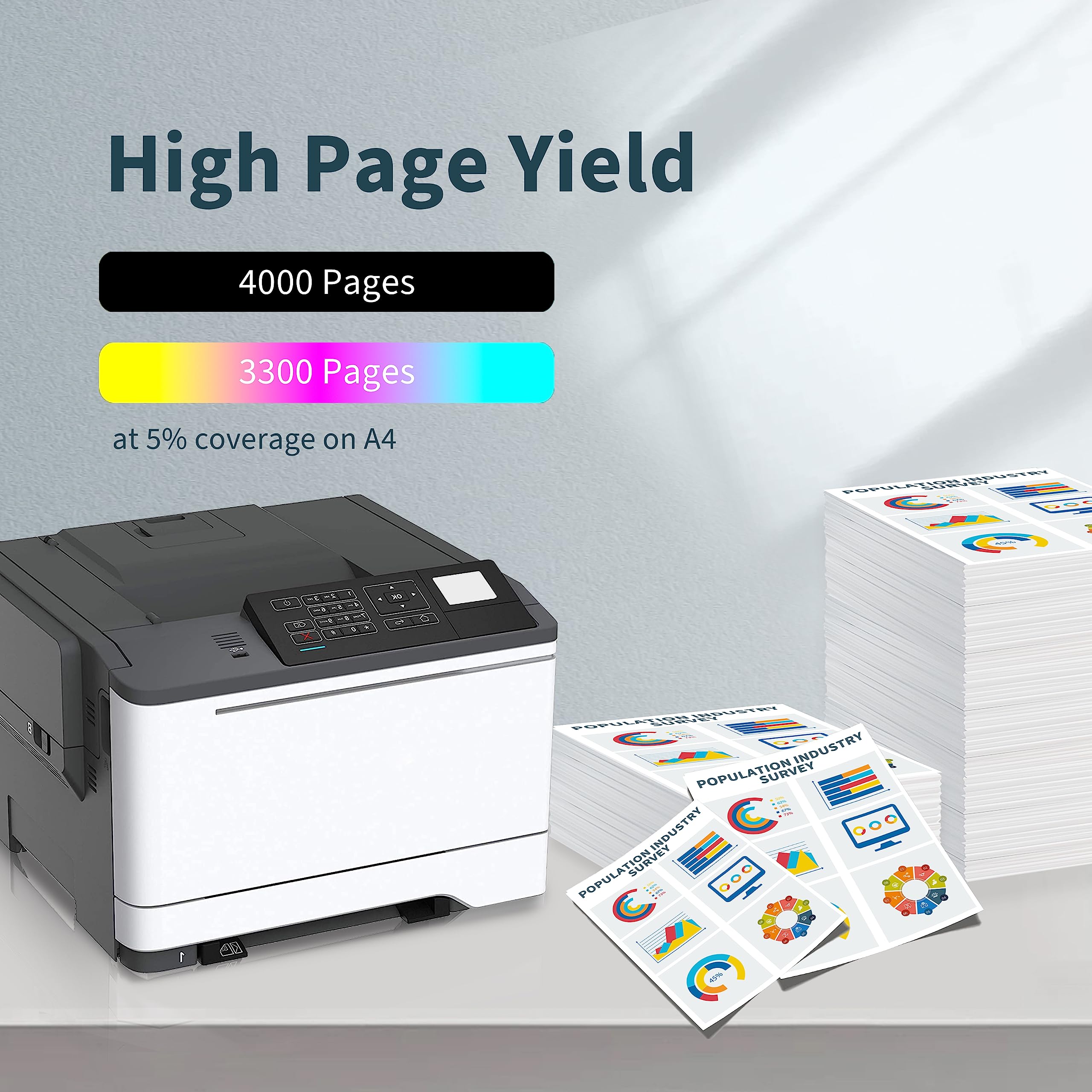 Toner XXL Per Lexmark CS310DN CS310N CS410DN CS410DTN CS410N - Foto 2