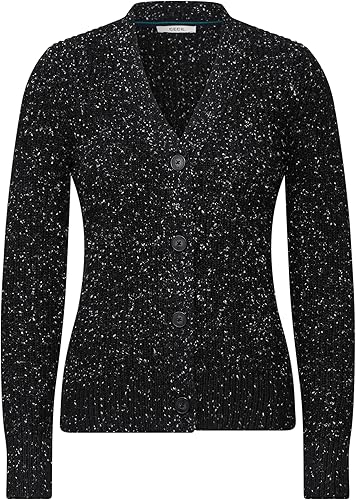 CECIL Cosy Neps Cardigan, zwart, XL