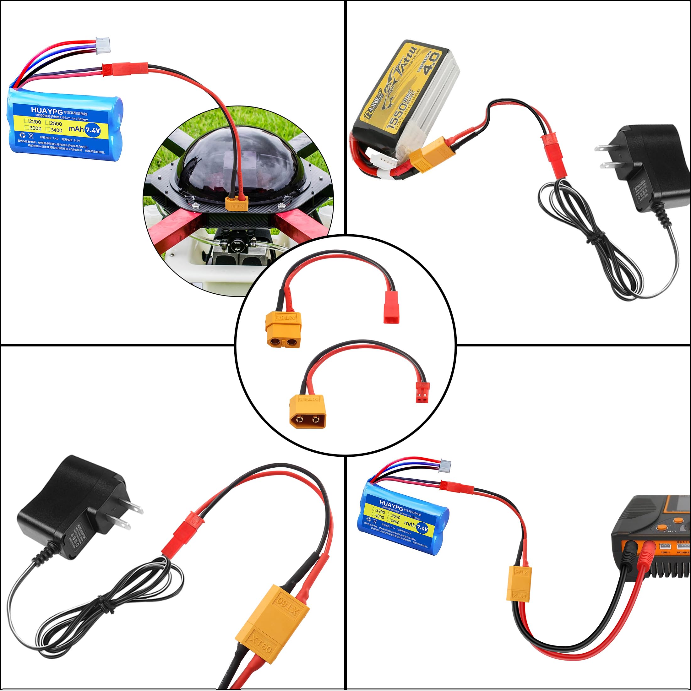 J Xt60 シリコーン 2 ピース/セット Rc アダプタ J Xt60 シリコーン 2 ピース/セット Rc アダプタ J Xt60 シリコーン 2