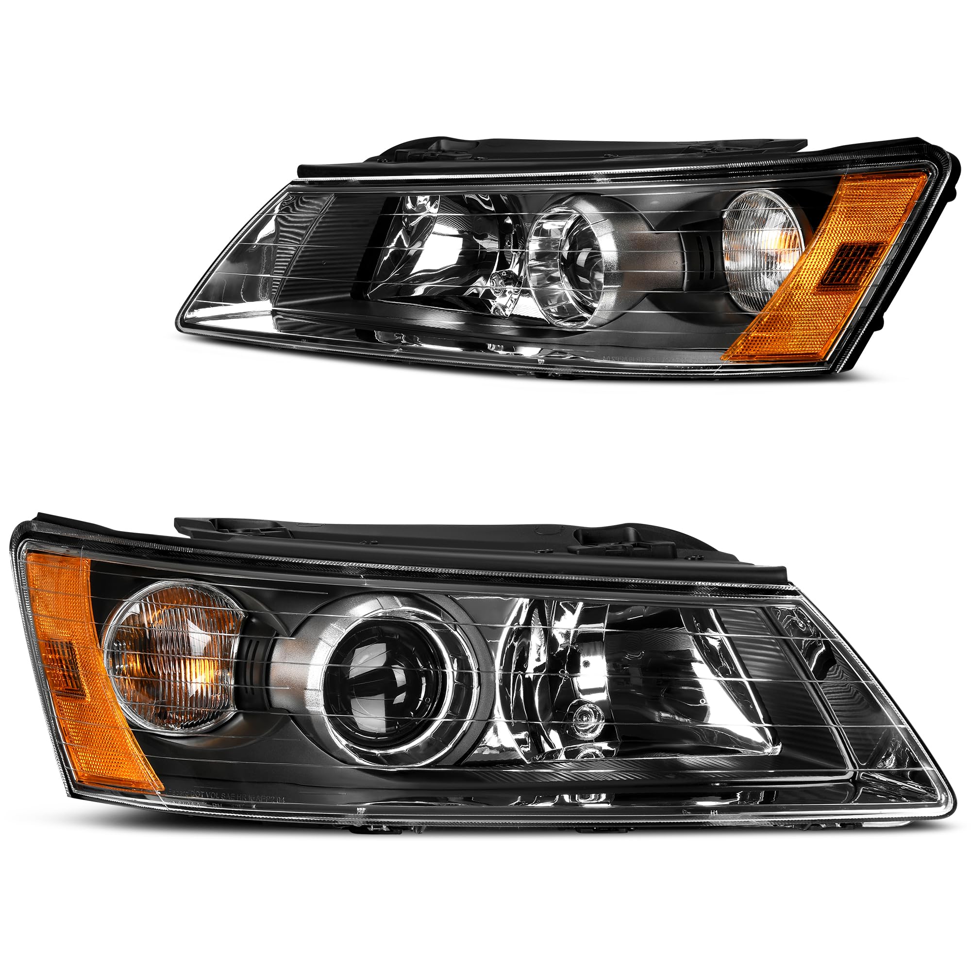Photo 1 of DWVO Headlights Assembly Compatible with 2006 2007 2008 Sonata 06 07 08 Replacement