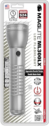 Miniatura 3 de Linterna MagLite de luz LED de color negro mate y que necesita 2 baterías D ML300LX