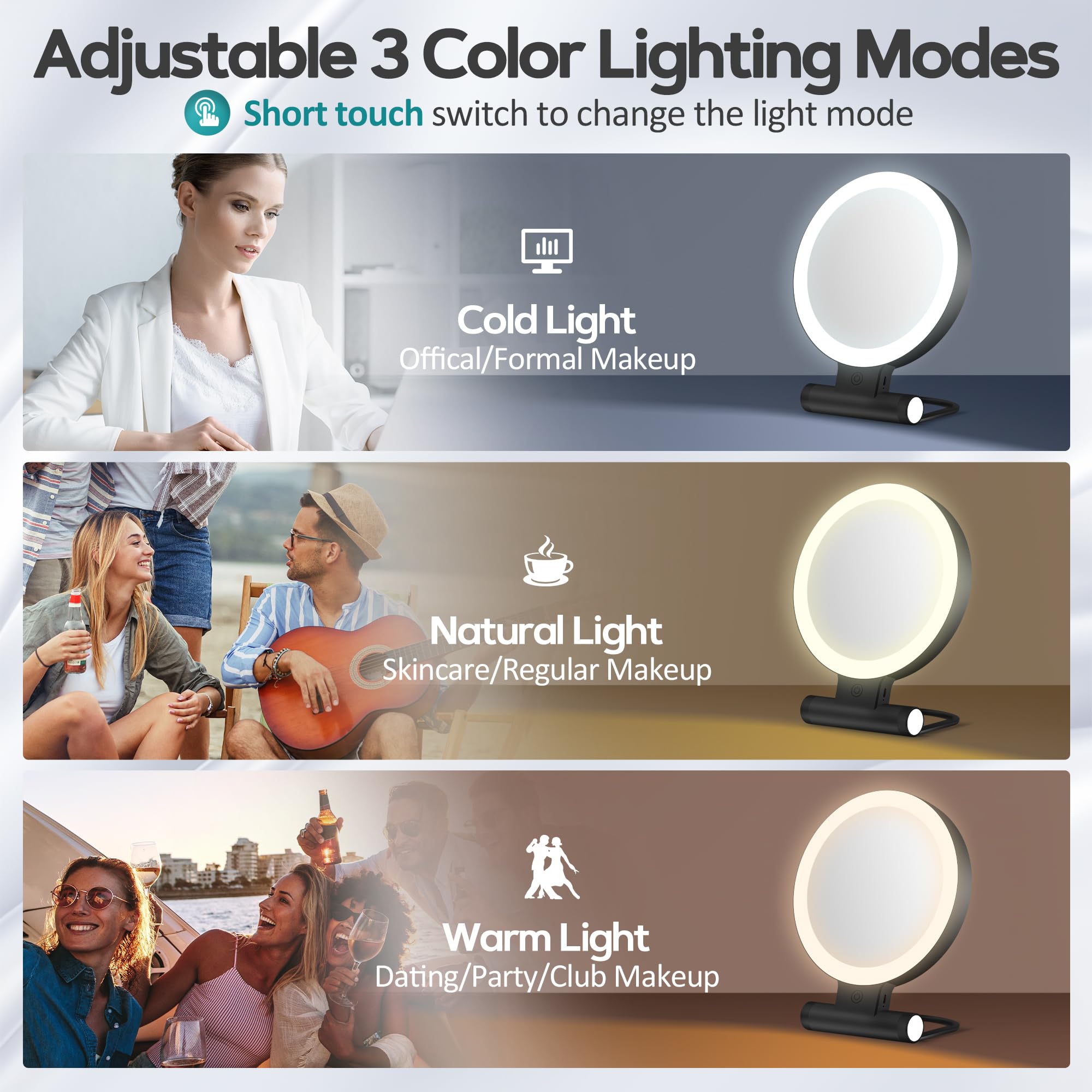 B Beauty Planet Magnifying Mirror with Light 30X - Image 3