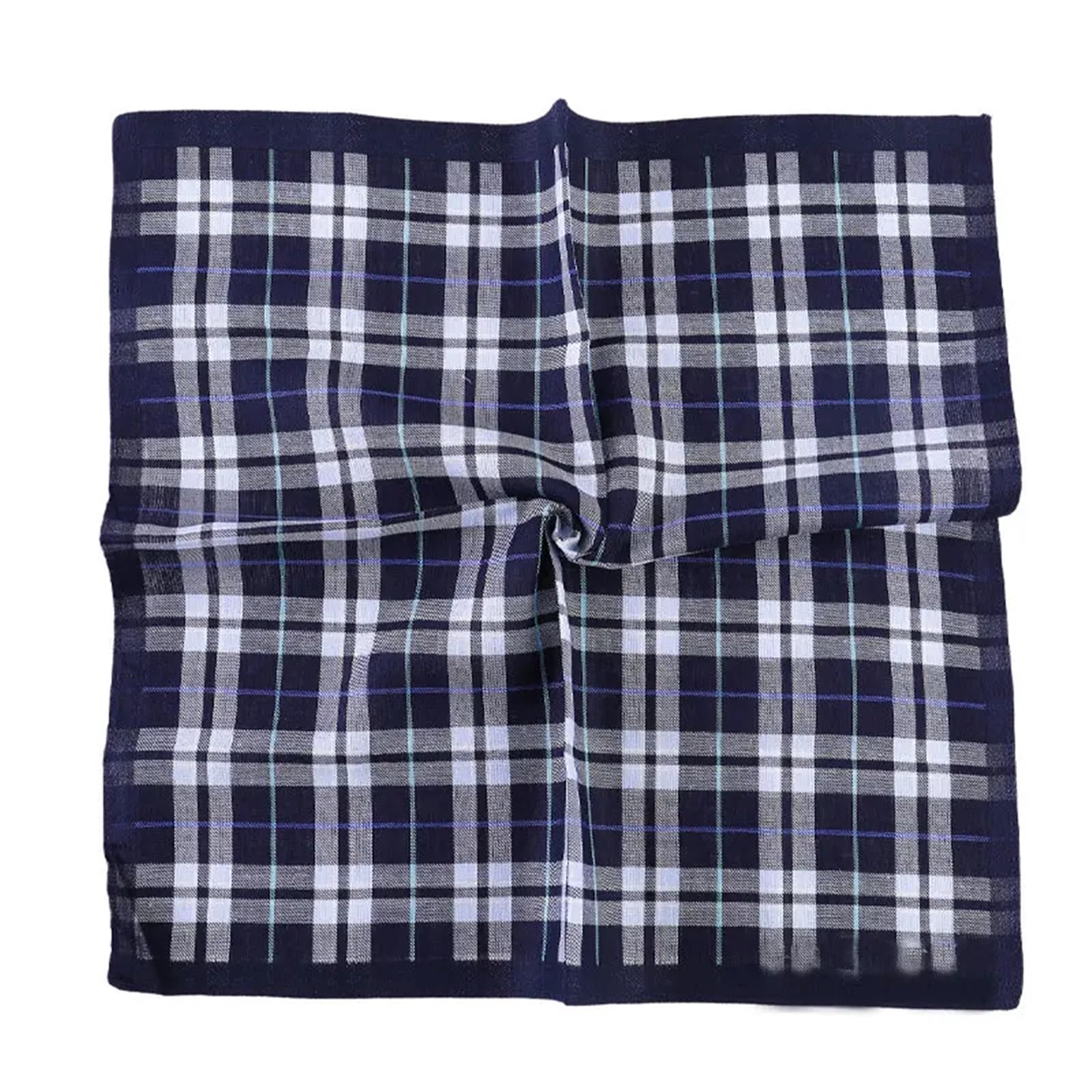 Pañuelo Traje Hombre Pañuelos de Hombre Pañuelos a Cuadros Pañuelos Suaves Pañuelo de Bolsillo(5pcs Style 6)