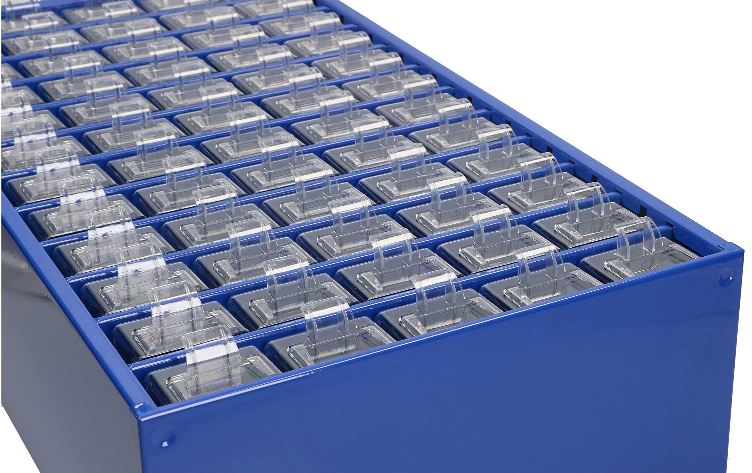 KOTARBAU® Scatola di Stoccaggio, Organizzatore per Officina, altezza x larghezza x profondità: 306 x 551 x 155 mm, Organizzatore per Piccoli Pezzi, Metallo, 60 Cassetti/Scompartimenti, Scatola di