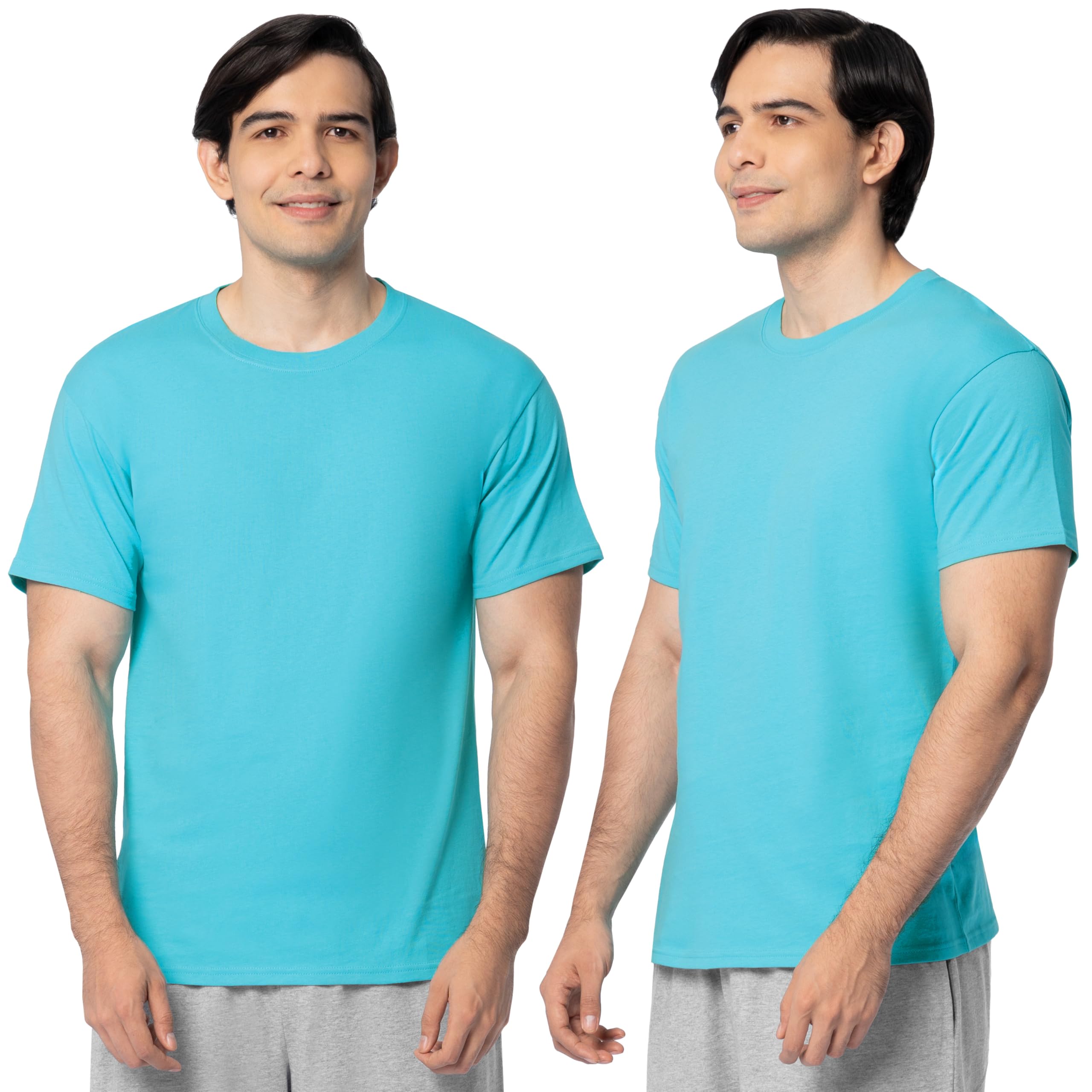 Fruit of The Loom Mens Eversoft Cotton T Shirts, Breathable & Moisture Wicking with Odor Control, Sizes S-4x