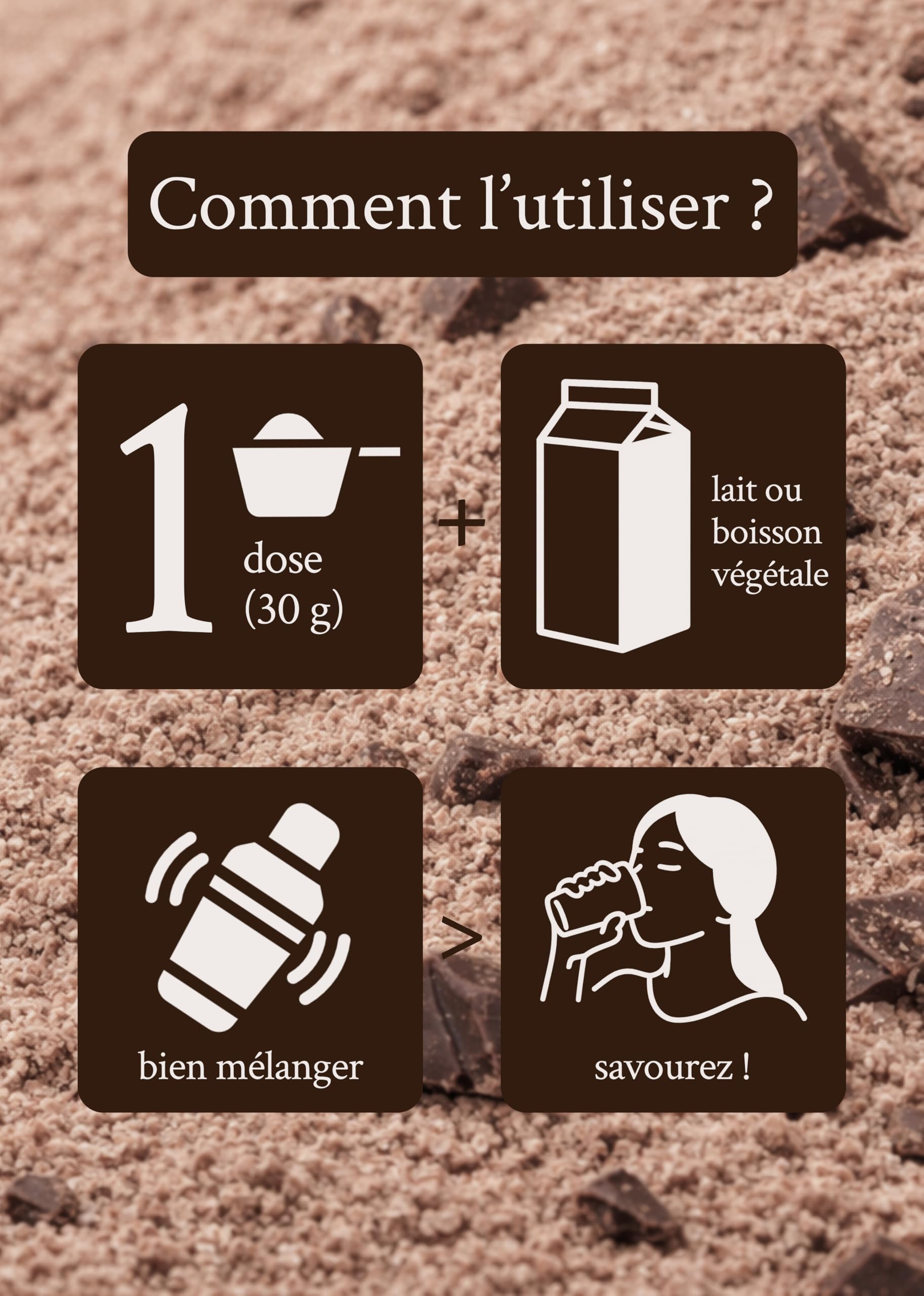 Intenson Vegan Protein Powder Chocolat, 900 g, 21 g de Protéines par Portion, 30 Portions, Mélange Pois & Chanvre, 100% Végétal, Sans Lactose, Sans Gluten, Sans Sucre, Formule Clean