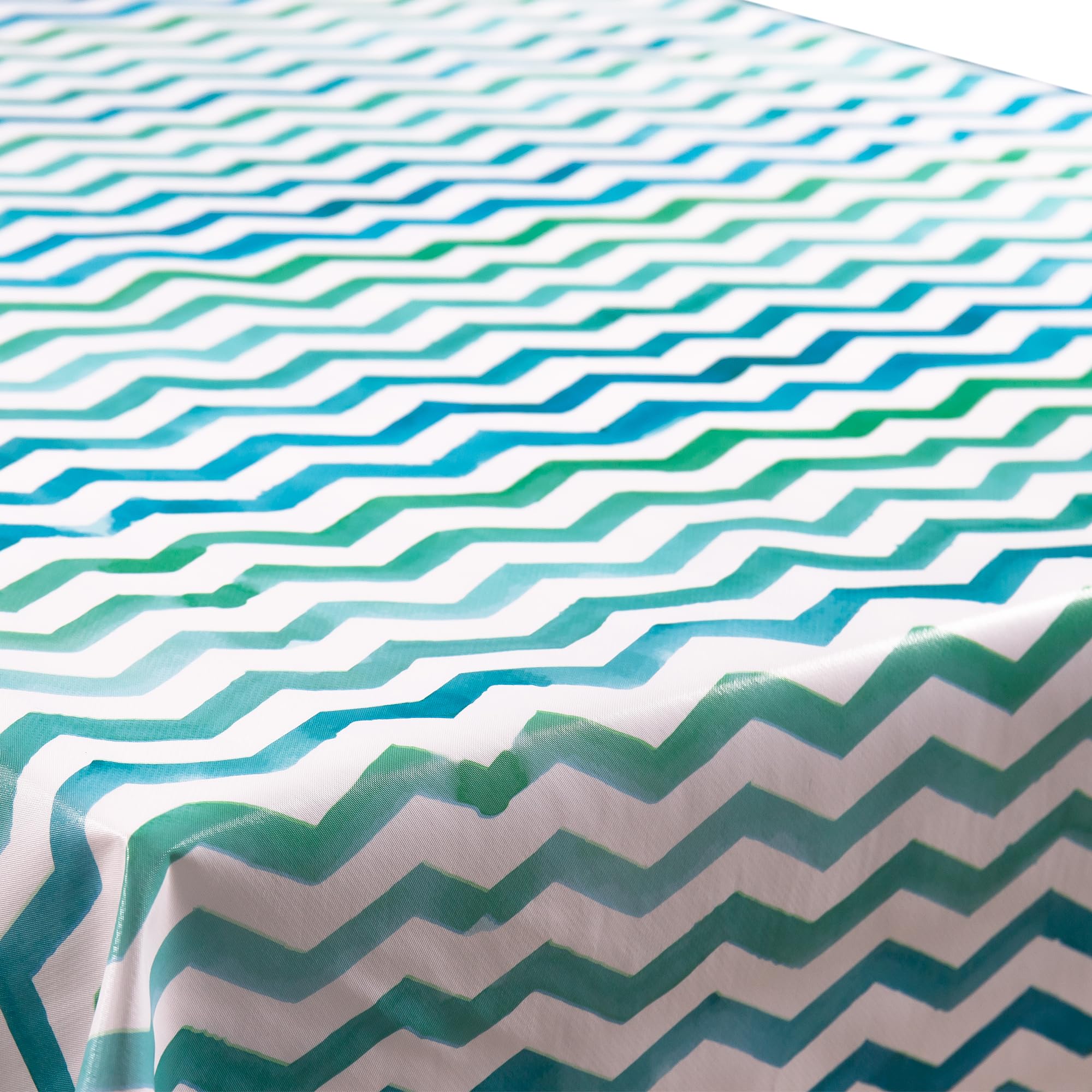 Cofan Rollo de Mantel Antimanchas con Estampado Digital de diseño con Rayas | 50% algodón y 50% PVC | Medidas: 1,40 x 25 m